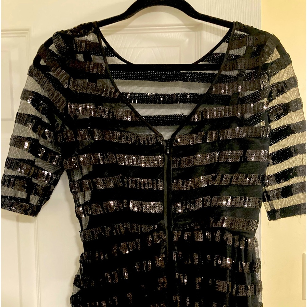 Max & Cloe Black Sequin Dress